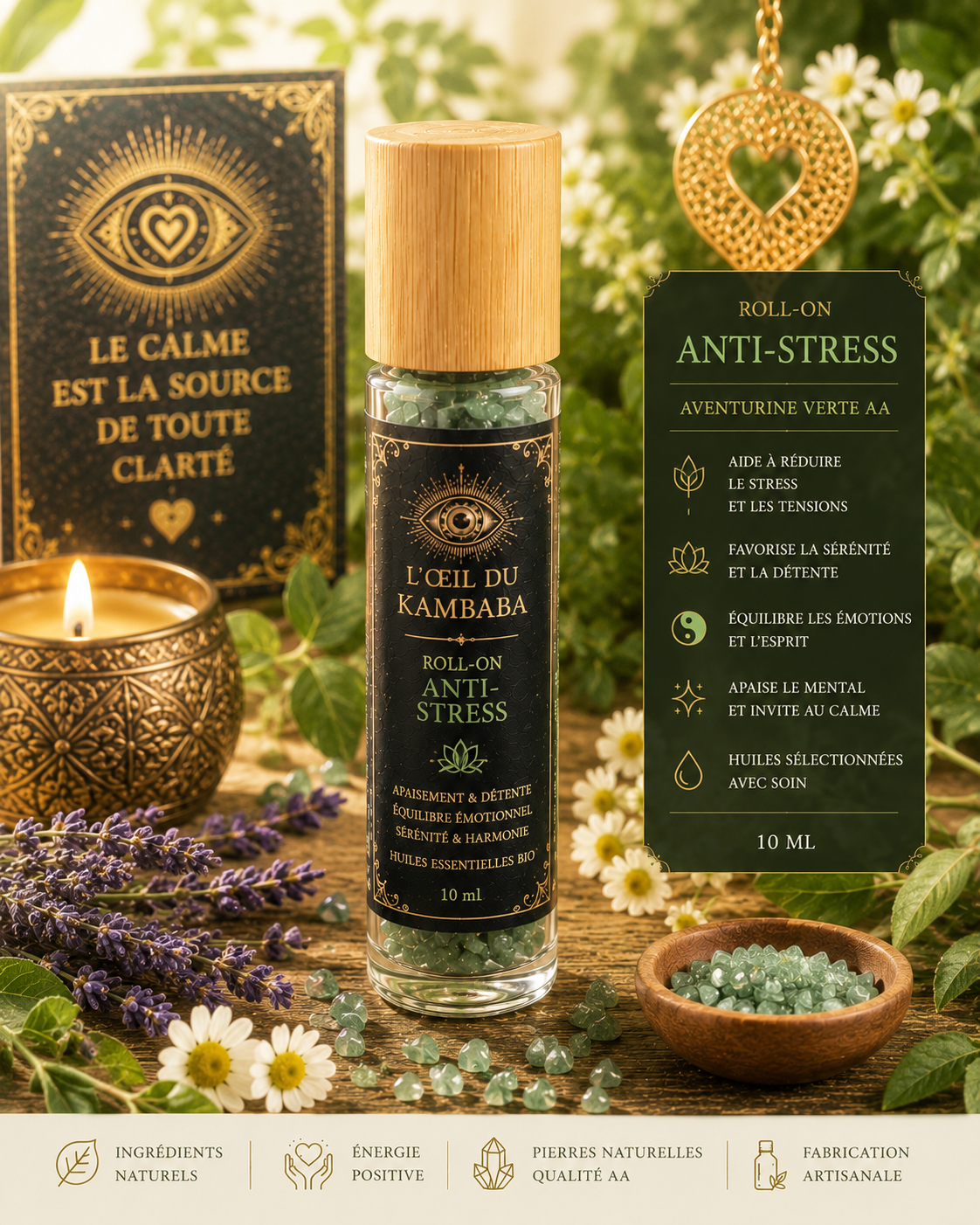 Roll-On Anti-Stress – Aventurine Verte AA