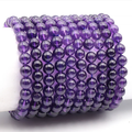 Bracelet Boule 08mm Améthyste Brésil AAA