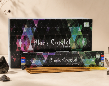 Encens Satya black Crystal