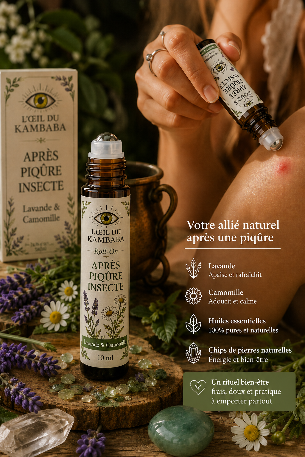 Roll-On Après Piqûre Insecte – Lavande & Camomille