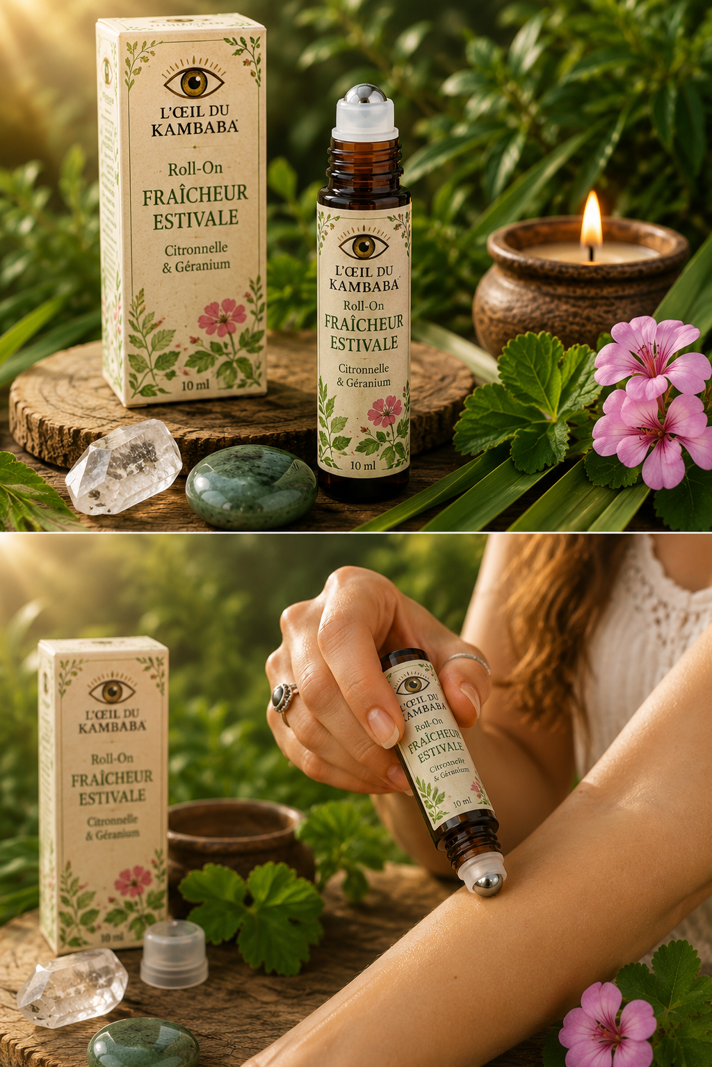 Roll-On Fraîcheur Estivale – Citronnelle & Géranium