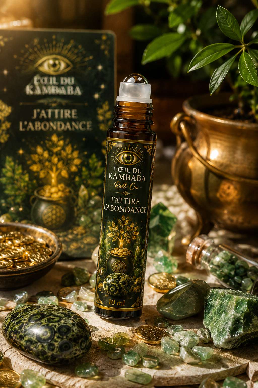 Roll-On J’attire l’Abondance – Aventurine Verte